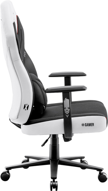 Fotel gamingowy Diablo X-Gamer 2.0 Normal Size Snow White (5902560337495) - obraz 3