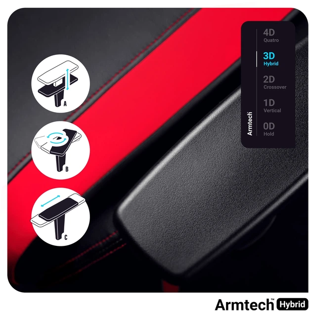 Ігрове крісло Diablo X-Horn 2.0 Kido Black-Red (5902560336894) - зображення 10