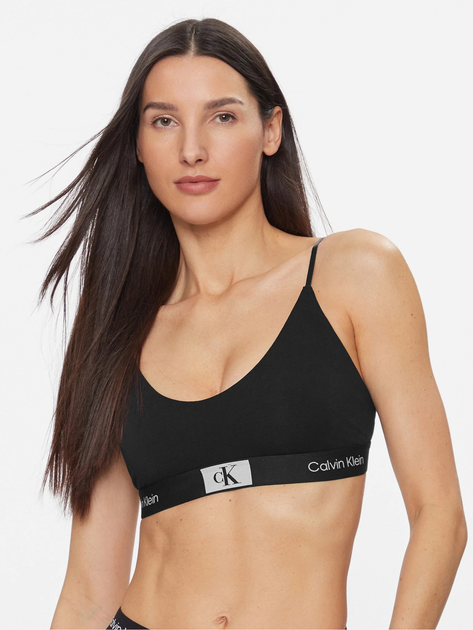 Бюстгальтер без кісточок Calvin Klein Underwear 000QF7216E-UB1 L Чорний (8720107330719) - зображення 1