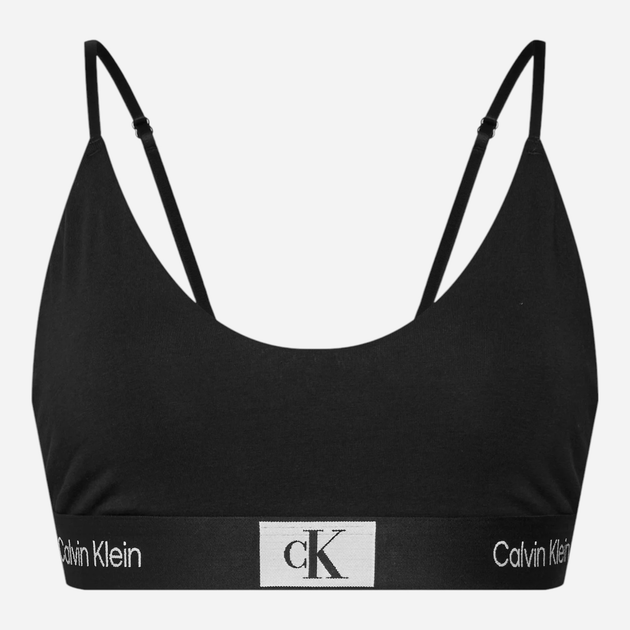 Бюстгальтер без кісточок бавовняний Calvin Klein Underwear 000QF7216E-UB1 S Чорний (8720107330498) - зображення 4