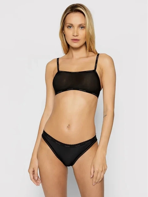 Трусики сліпи жіночі Calvin Klein Underwear 000QD3766E-UB1 XL Чорні (8719853311790) - зображення 3