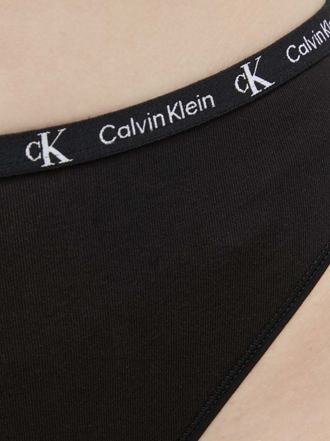 Набір трусиків сліпів жіночих бавовняних Calvin Klein Underwear 000QD3991E-BIK XS 2 шт Чорний/Різнокольоровий (8720107317550) - зображення 9