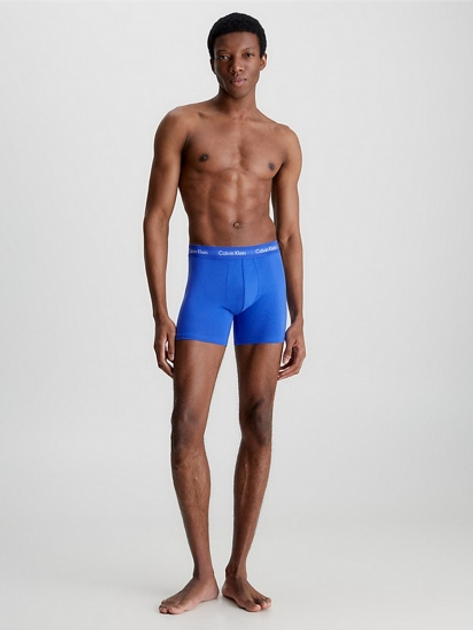Zestaw majtek męskich typu bokserki Calvin Klein Underwear 000NB1770A-4KU S 3 szt Niebieski/Granatowy/Czarny (8719115052706) - obraz 5