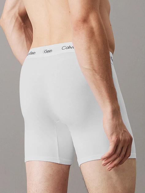 Набір трусів-боксерів чоловічих бавовняних Calvin Klein Underwear 000NB1770A-MP1 L 3 шт Сірий/Чорний/Білий (8719115052768) - зображення 5