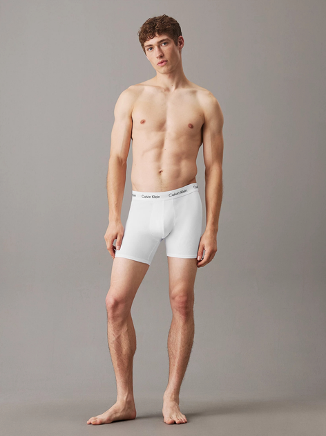 Набір трусів-боксерів чоловічих Calvin Klein Underwear 000NB1770A-MP1 XL 3 шт Чорний/Білий/Сірий (8719115052775) - зображення 8