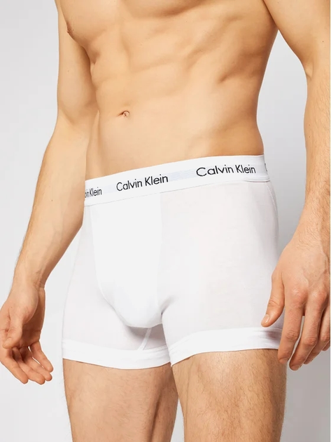 Zestaw majtek męskich typu bokserki bawełnianych Calvin Klein Underwear 0000U2662G-100 S 3 szt Biały (5051145189209) - obraz 2