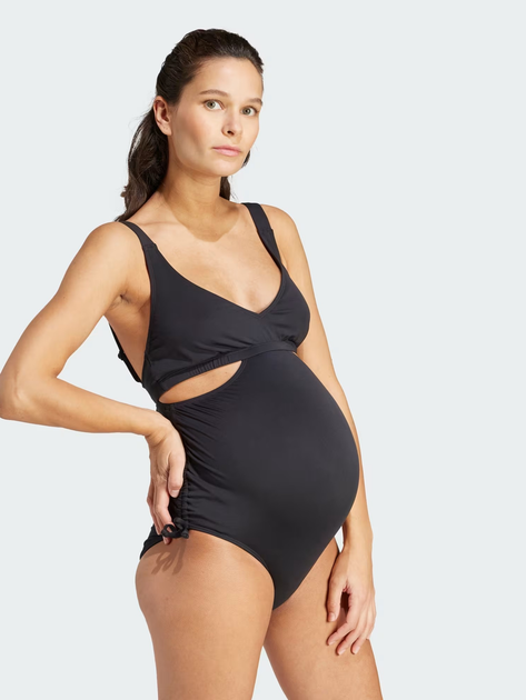 Купальник суцільний жіночий для вагітних adidas Mat Swimsuit IP6516 M Чорний (4067887756020) - зображення 3