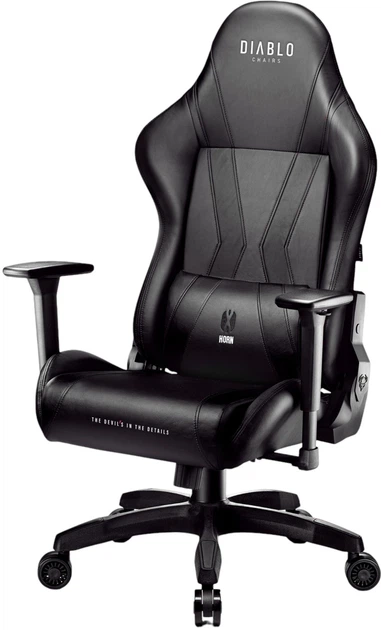 Fotel gamingowy Diablo X-Horn 2.0 Normal Size Black (5902560336993) - obraz 4