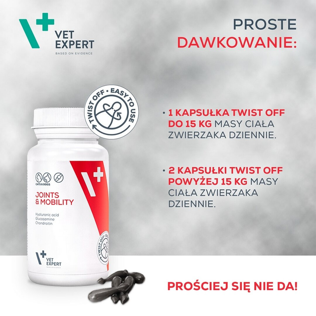 Добавки для собак та котів Vet Expert суглоби та рухливість 30 капсул (5902414202054) - зображення 6