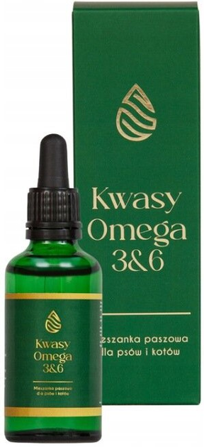 Witaminy Lab-V kwasy tłuszczowe Omega 3 i 6 stosowane na ogólną 50 ml (5903240466993) - obraz 1