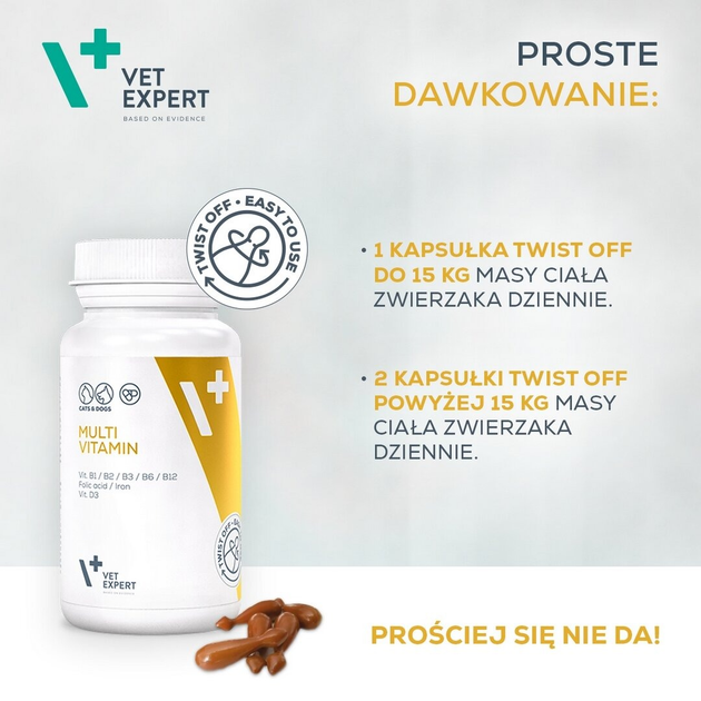 Добавки для собак та котів Vet Expert Multivitamin 30 капсул (5902414202047) - зображення 6