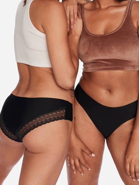 Набір трусиків сліпів жіночих Esotiq 39007-K002 XL 2 шт Чорний (5901656972343) - зображення 2