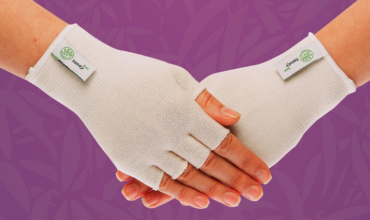 Подперчатки HANDYboo при захворюваннях шкіри рук EASY білі M - зображення 2