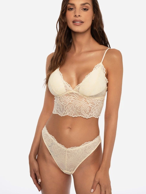 Трусики бразиліана жіночі Esotiq 41443-10X L Жовті (5903972279120) - зображення 3