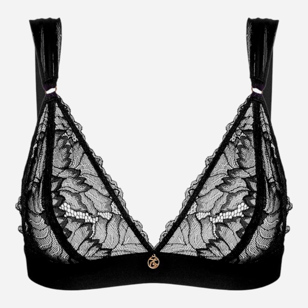 Бюстгальтер з м'якою чашкою мереживний Esotiq 41450-99X L Чорний (5903972260586) - зображення 5