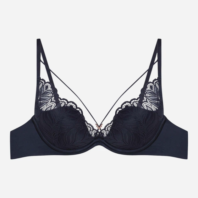 Biustonosz damski z fiszbinami Push-up Esotiq 41746-90X 70F Szary (5903972305393) - obraz 4