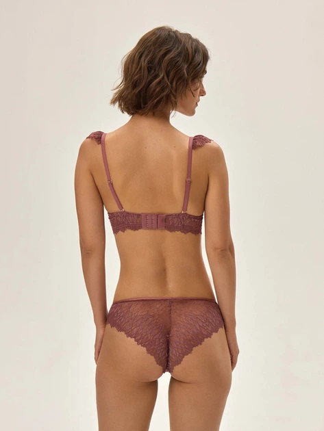 Majtki figi damskie koronkowe Esotiq 41794-34X XL Różowe (5903972296936) - obraz 4