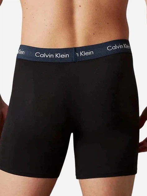 Набір трусів-боксерів чоловічих Calvin Klein Underwear 000NB3794A-Q5M S 5 шт Чорний (8720639726301) - зображення 3