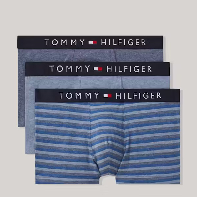 Набір трусів-боксерів чоловічих Tommy Hilfiger UM0UM03399-0XR L 3 шт Синій (8720637188422) - зображення 1