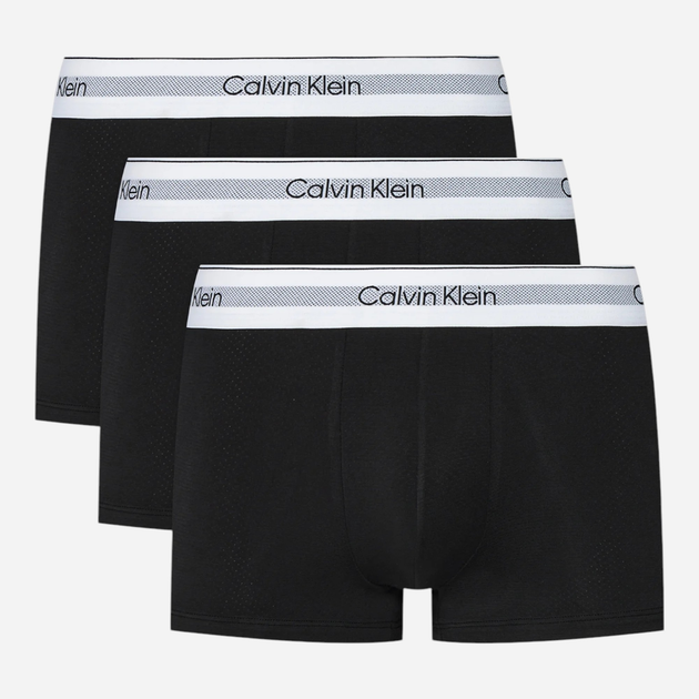 Zestaw majtek męskich typu bokserki Calvin Klein 000NB3956A-UB1 L 3 szt Czarny (8720639721856) - obraz 1