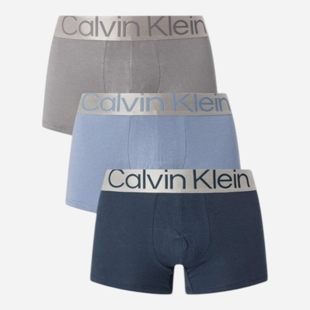 Набір трусів-боксерів чоловічих Calvin Klein Underwear 000NB3130A-PZD XL 3 шт Різнокольоровий (8720639722617) - зображення 1