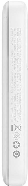 Powerbank Baseus Comet Series 10000 mAh 22.5 W White (PPMD020002) - obraz 5