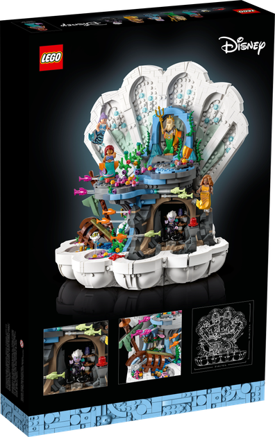 Zestaw klocków LEGO Disney Królewska muszla Małej Syrenki 1808 elementów (43225) - obraz 8