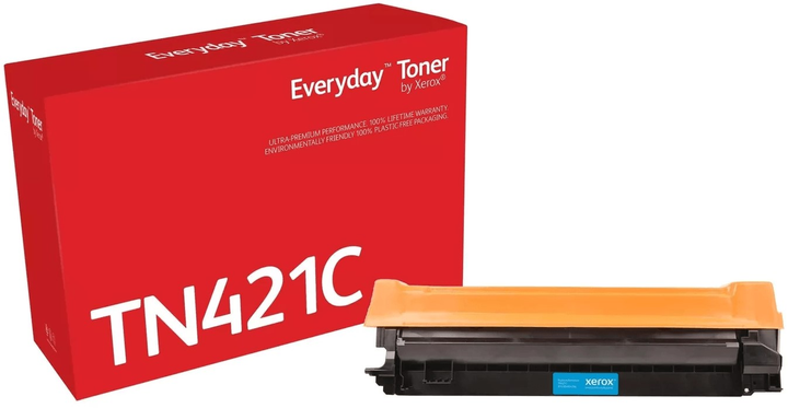 Картридж Xerox Everyday compatible with Brother TN-421C Cyan (95205041408) - зображення 1