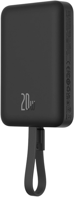 Powerbank Baseus Magnetic Mini MagSafe Lightning 10000 mAh 20 W Black (P10022109113) - obraz 5