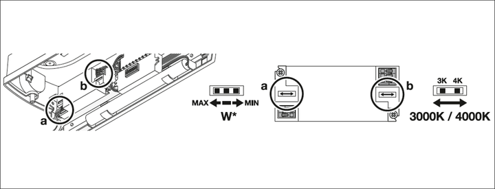LED Светильник накладной 8W V 840lm 3000-4000K IP65 356x115x80mm [4099854290480] Ledvance BLKH COMP RC V CPS BK - изображение 5
