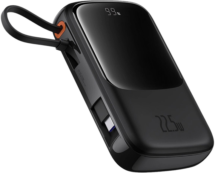 Powerbank Baseus Qpow Pro+ USB-C 10000 mAh 22.5 W Black (P10067101113) - obraz 3