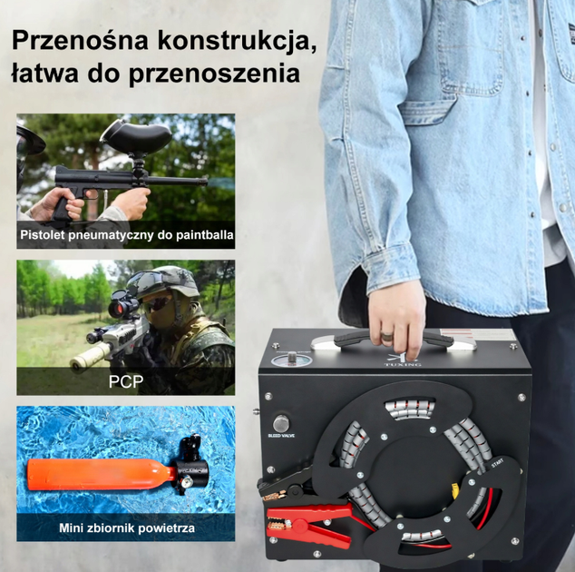 Повітряний компресор TUXING Pcp TXES062 - изображение 4