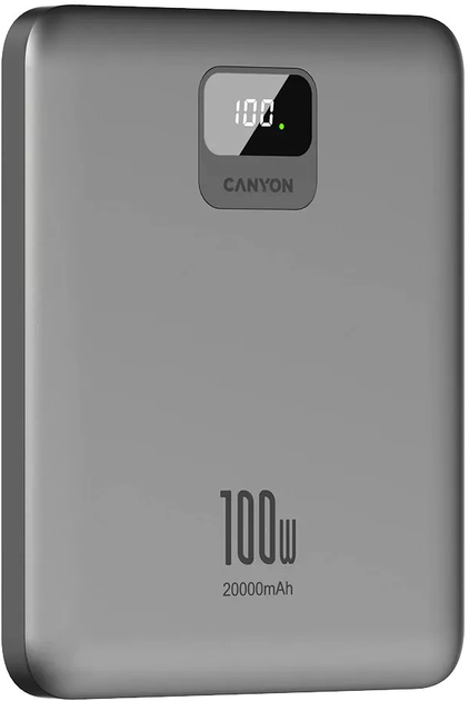 Powerbank Canyon PB-2008 20000 mAh 100W Black (CNE-CPB2008DG) - obraz 2