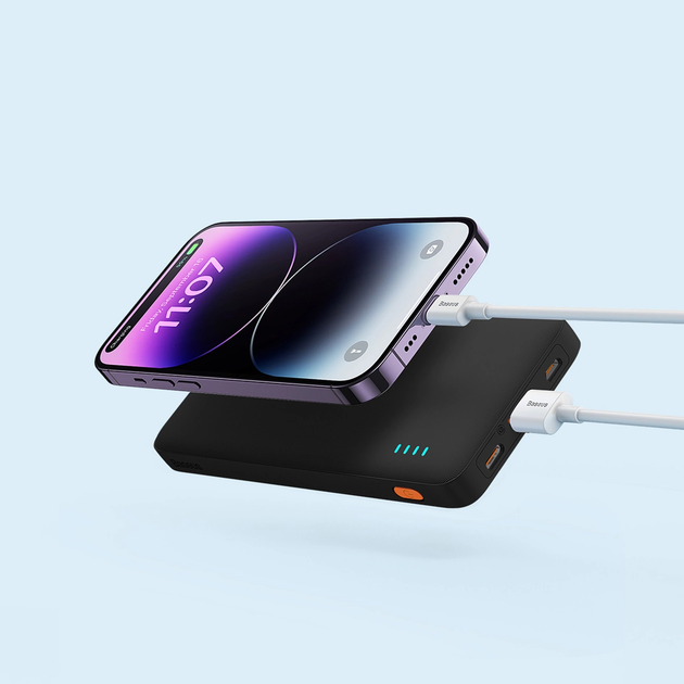 Powerbank Baseus Airpow 10000 mAh 20 W Black (PPQD090001) - obraz 10