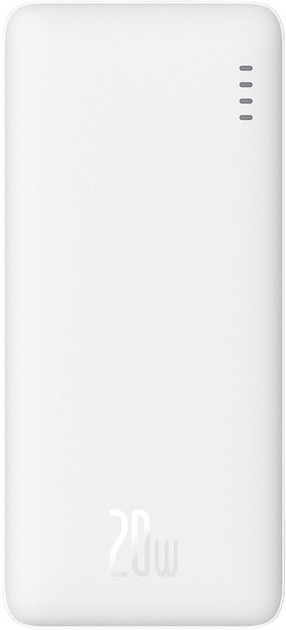 Powerbank Baseus Airpow 10000 mAh 20 W White (PPQD090002) - obraz 1