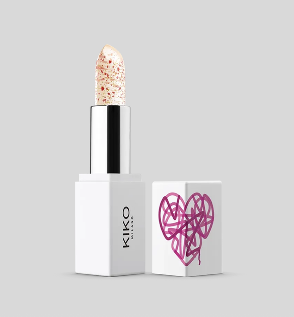 Бальзам для губ Kiko Milano street heart paint of love ph lip balm (тестер без паковання) - Фото 1 Бальзам для губ Kiko Milano street heart paint of love ph lip balm (тестер без паковання) - зображення 1