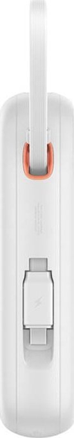 Powerbank Baseus Qpow 2 USB-C 10000 mAh 30 W White (P10055008213) - obraz 6