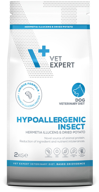 Сухий корм для собак Vet Expert Hypoallergenic Insect ветеринарна 2 кг (5902414200111) - зображення 1