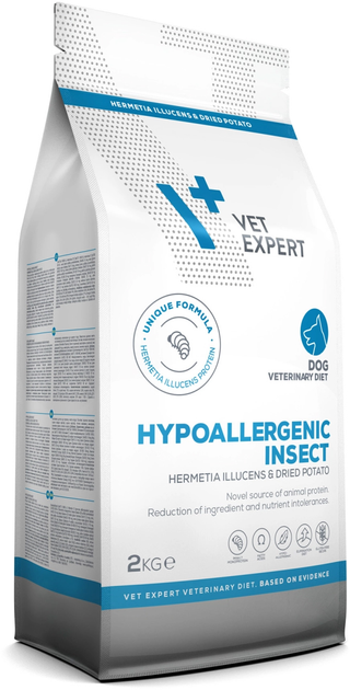 Karma sucha dla psów Vet Expert Hypoallergenic Insect weterynaryjna 2 kg (5902414200111) - obraz 3