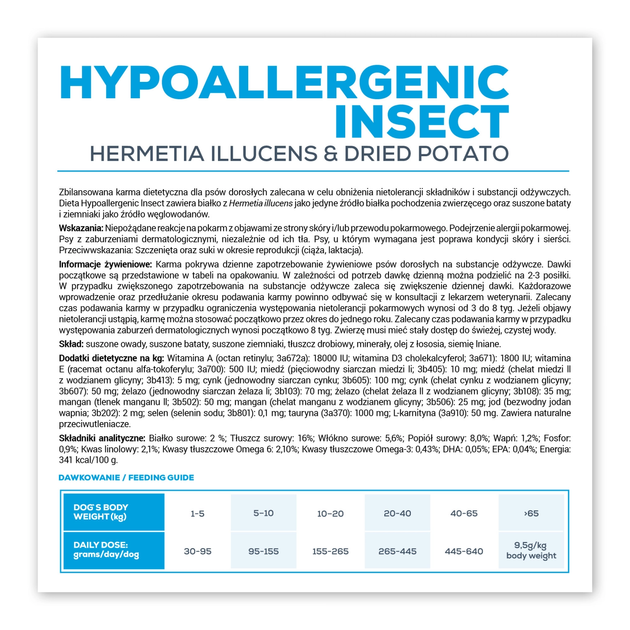 Karma sucha dla psów Vet Expert Hypoallergenic Insect weterynaryjna 2 kg (5902414200111) - obraz 4