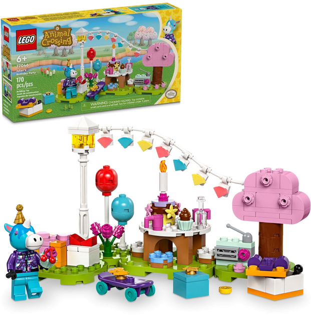 Zestaw klocków LEGO Animal Crossing Urodziny Juliana 170 elementów 4 szt (77046) - obraz 2