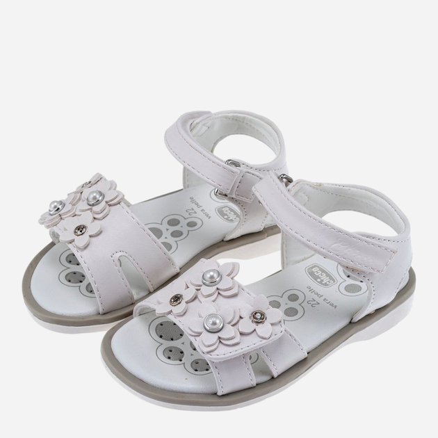 Дитячі босоніжки для дівчинки Chicco 01061654000000-300 29 Молочні (8055344977619) - зображення 5