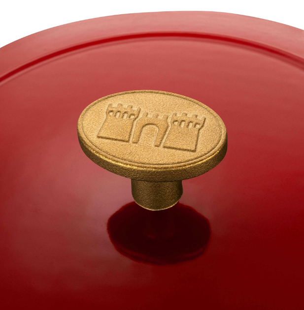 Garnek żeliwny Ballarini Bellamonte okrągły czerwony 7 l (4062297005393) - obraz 7