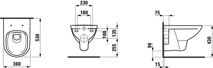 Инсталляция GROHE Rapid SL 38722001 с панелью смыва Skate Air 38505SH0 + унитаз LAUFEN Pro Rimless H8669510000001 с сиденьем Soft Close дюропласт - изображение 12