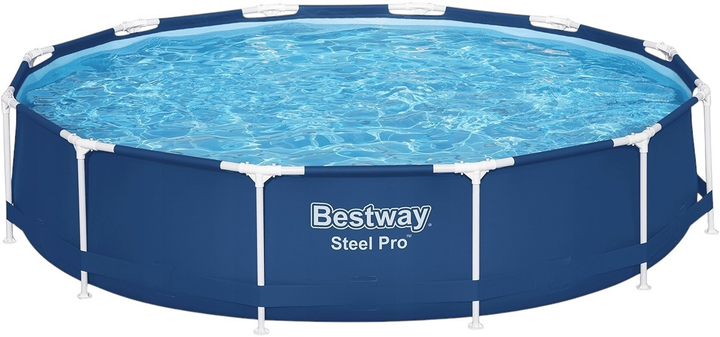 Basen ze stelażem Bestway Steel Pro 366 x 76 cm B56706 (6941607329344) - obraz 1