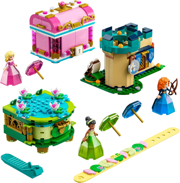 Конструктор LEGO Disney Aurora, Merida and Tiana's Enchanted Creations 558 деталей (43203) (5702017154305) - зображення 2