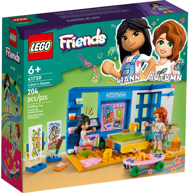 Конструктор LEGO Friends Кімната Ліанн 204 деталі 6 шт (41739) - зображення 1