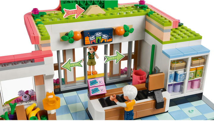 Zestaw klocków LEGO Friends Sklep spożywczy z żywnością ekologiczną 830 elementów (41729) - obraz 4