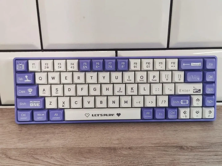Механическая клавиатура AJAZZ AK680 HOT SWAP Purple | RGB Backlight | Compact 65% | USB-C | Gaming & Typing - изображение 2