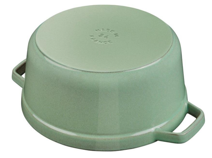 Garnek żeliwny Staub La Cocotte okrągły miętowy 6.7 l (3272340053689) - obraz 3